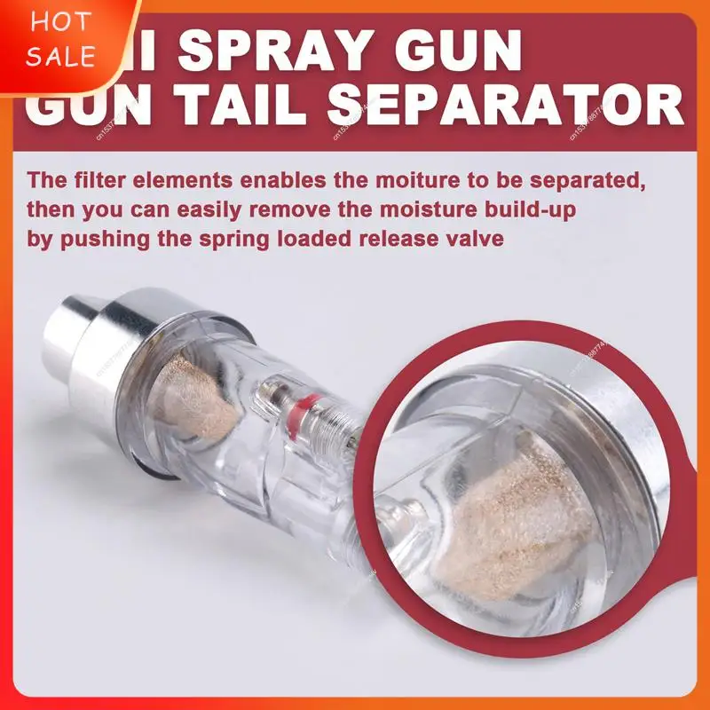 خرطوم الطلاء تركيبات الهواء مرشح الهواء الصغير الرطوبة فخ المياه 1/8 بوصة مجموعة أدوات A62X