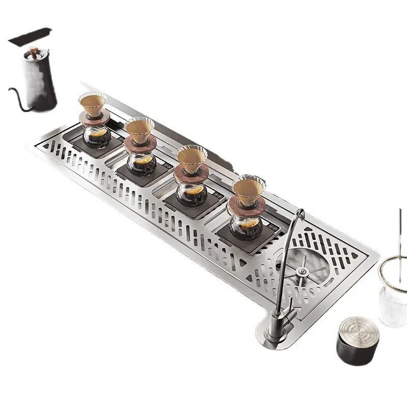 for Commercial Stainless Steel Cup Washer Glass Washer Manual Push Kettle Washer Restaurant Cafe Bar Beverage Equipment