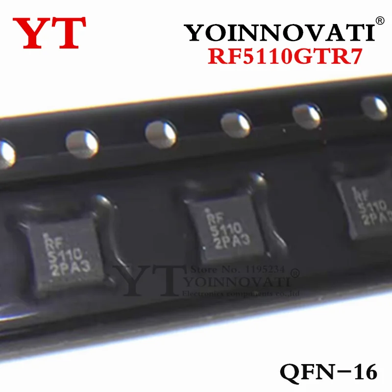 5PCS RF5110GTR7 RF5110G RF5110 QFN-16