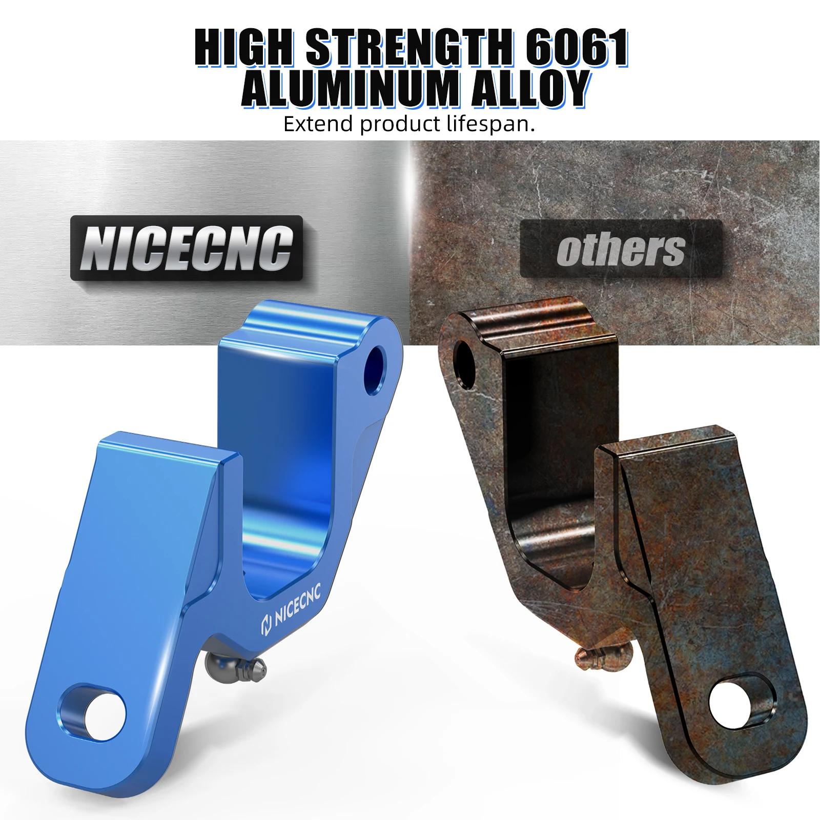 NICECNC Für Polaris RZR XP 1000 2015-2021 UTV Vorderer Stabilisatorhalter Für Polaris RZR 900 XP Turbo General 1000 Aluminium – Detail 4
