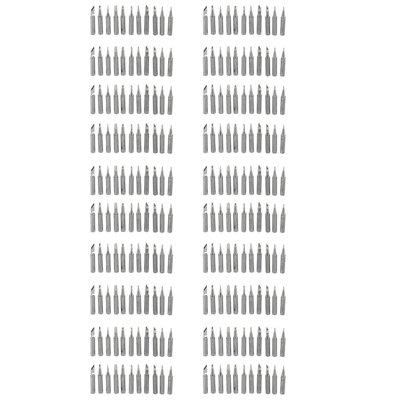 

220 Pieces Soldering Iron Tips Kit 900M-T For Hakko Soldering Station Tool 900M 936 937 907