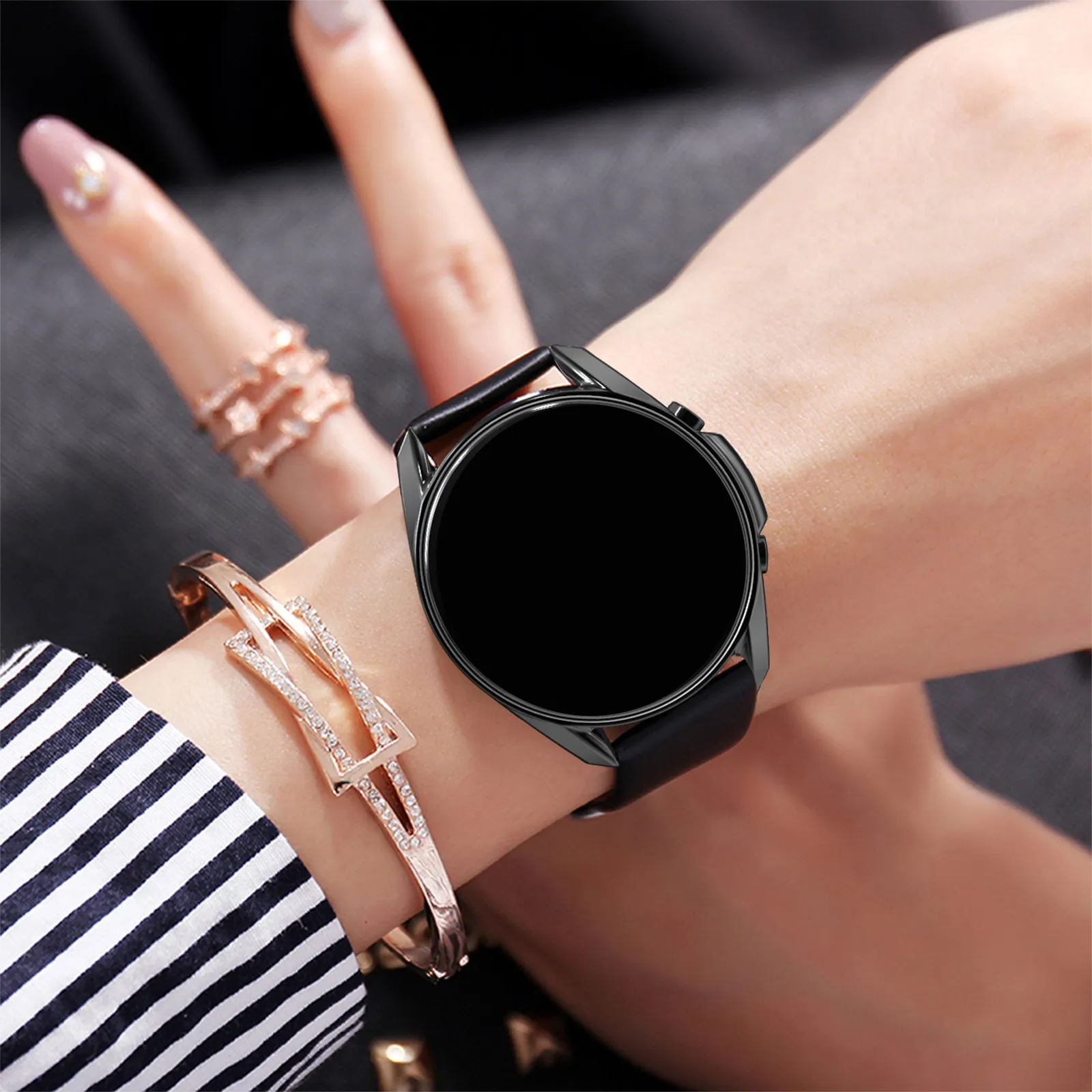 

3 Protective Case Smart Watch Cover Unisex Fashionable Lightweight Wear-Resistant Easy Assembly Replacement Tool