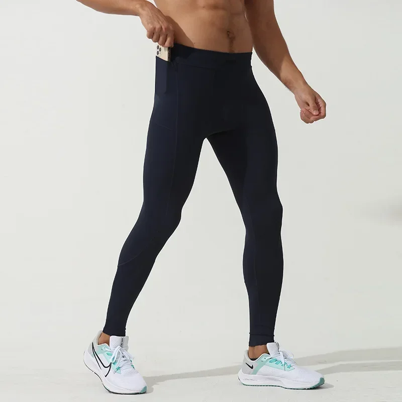 Sommer Frühling Herbst Männer laufen Strumpfhosen Gymnastik Tasche Hosen männlich Basketball Fußball Fußball Fitness Übung Sport lange Legging y25