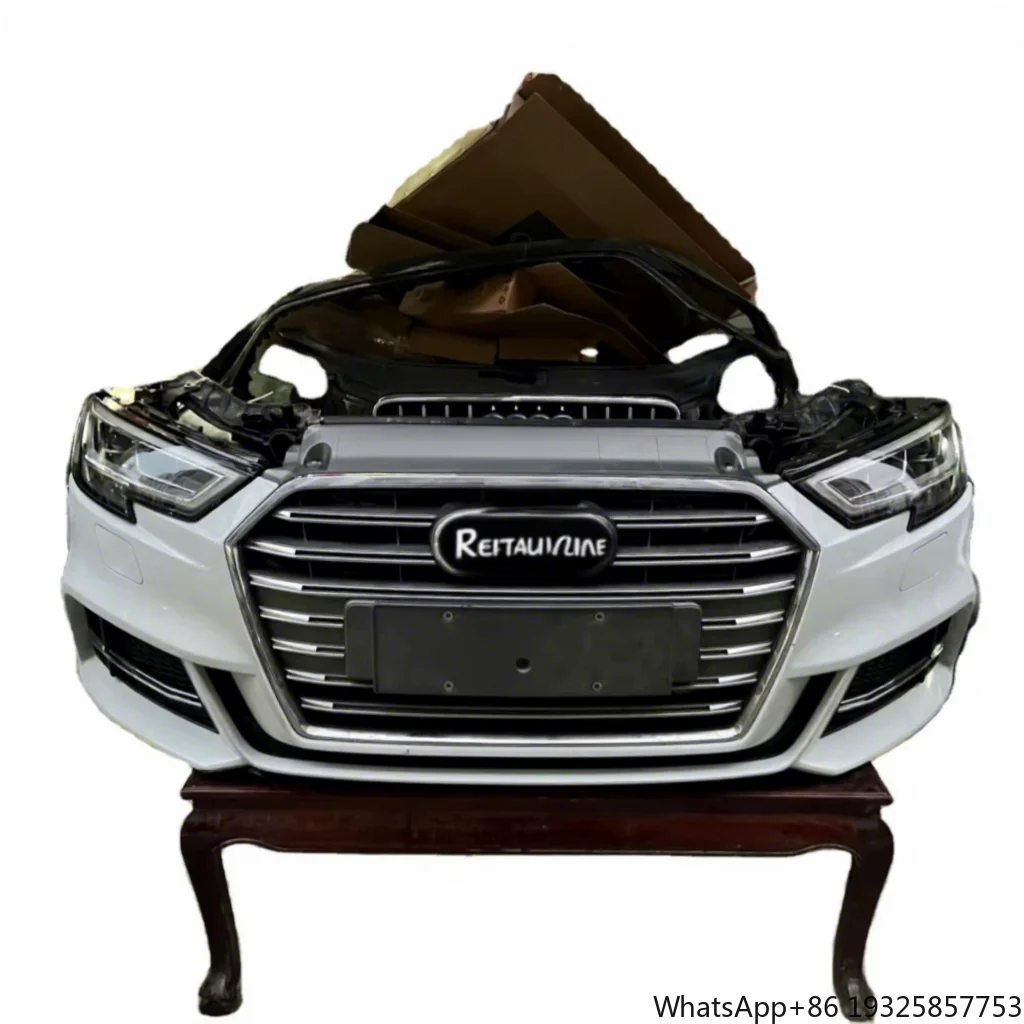 New for 17-20 A3 S3 Front and Rear Bumper Replacement Radiator Condensing Nose Guard for Front and Rear Bumper Replacement