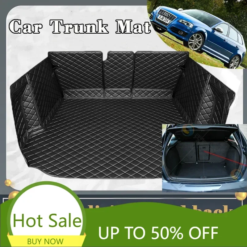 

Car Trunk Mat For Audi A3 2008~2013 Hatchback Dirt-resistant Fully Surrounded Trunk Mat Rear Cargo Tray Car Accessories 2012