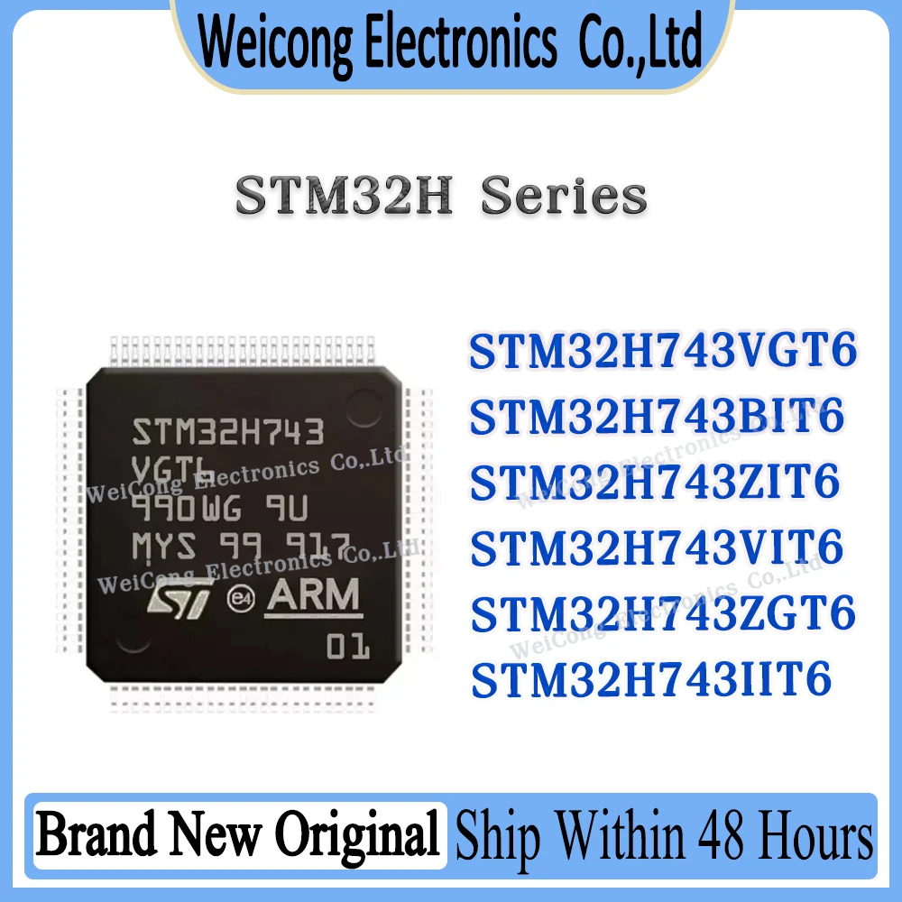 STM32H743 STM32H743VGT6 STM32H743BIT6 STM32H743ZIT6 STM32H743VIT6 STM32H743ZGT6 STM32H743IIT6 STM32H STM32 STM IC MCU Chip LQFP