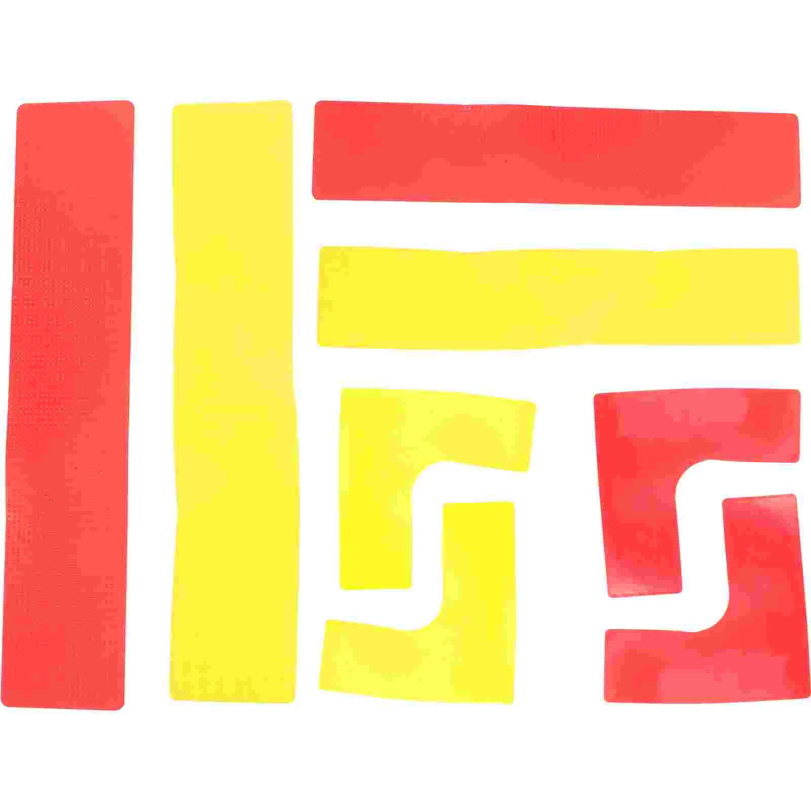 8 Pcs Court Markers Field Marking Line Flat for Training Round Floor