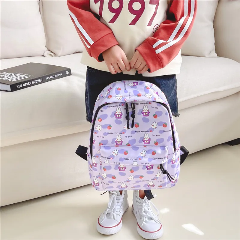 Mochila de dibujos animados para niños y niñas, morral escolar, bolsas para mujeres