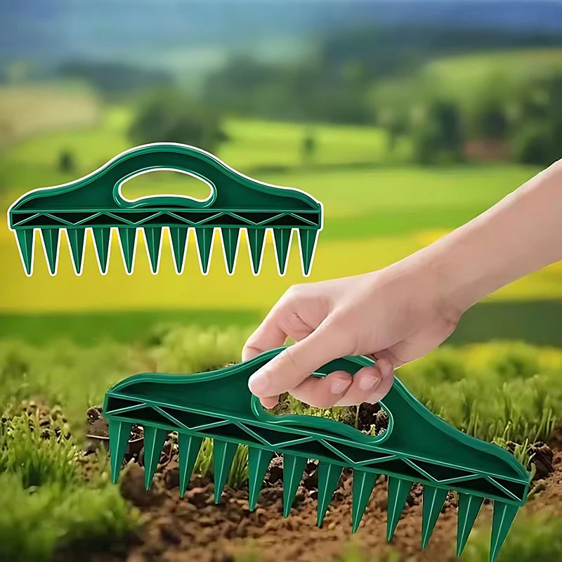 Z. Seeds Spreader Seed In Gardening Manual Soil Portable Seeds Spacer Soil Puncher For Planting Seeds Soil Loosening