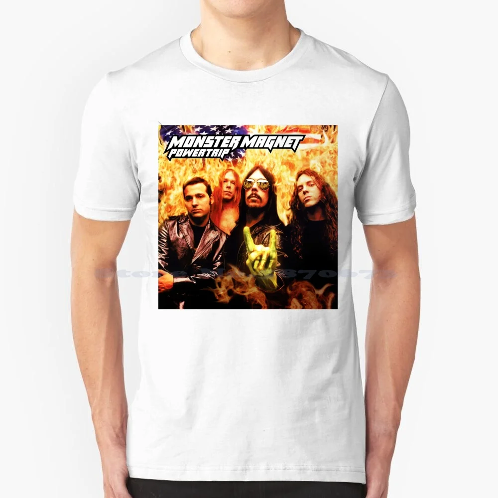 Powertrip Monster Magnet Tour 2023 T Shirt 100% Cotton Tee Powertrip Monster Magnet Tour 2023 Masfebri