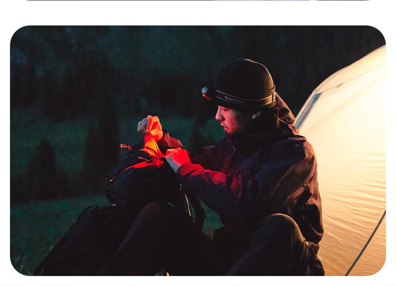 Naturehike Camping-Stirnlampe, intelligentes Induktions-LED-Licht, Outdoor-Wandern, wasserdicht, ultraleicht, verstellbares Kopfbandlicht – Detail 19