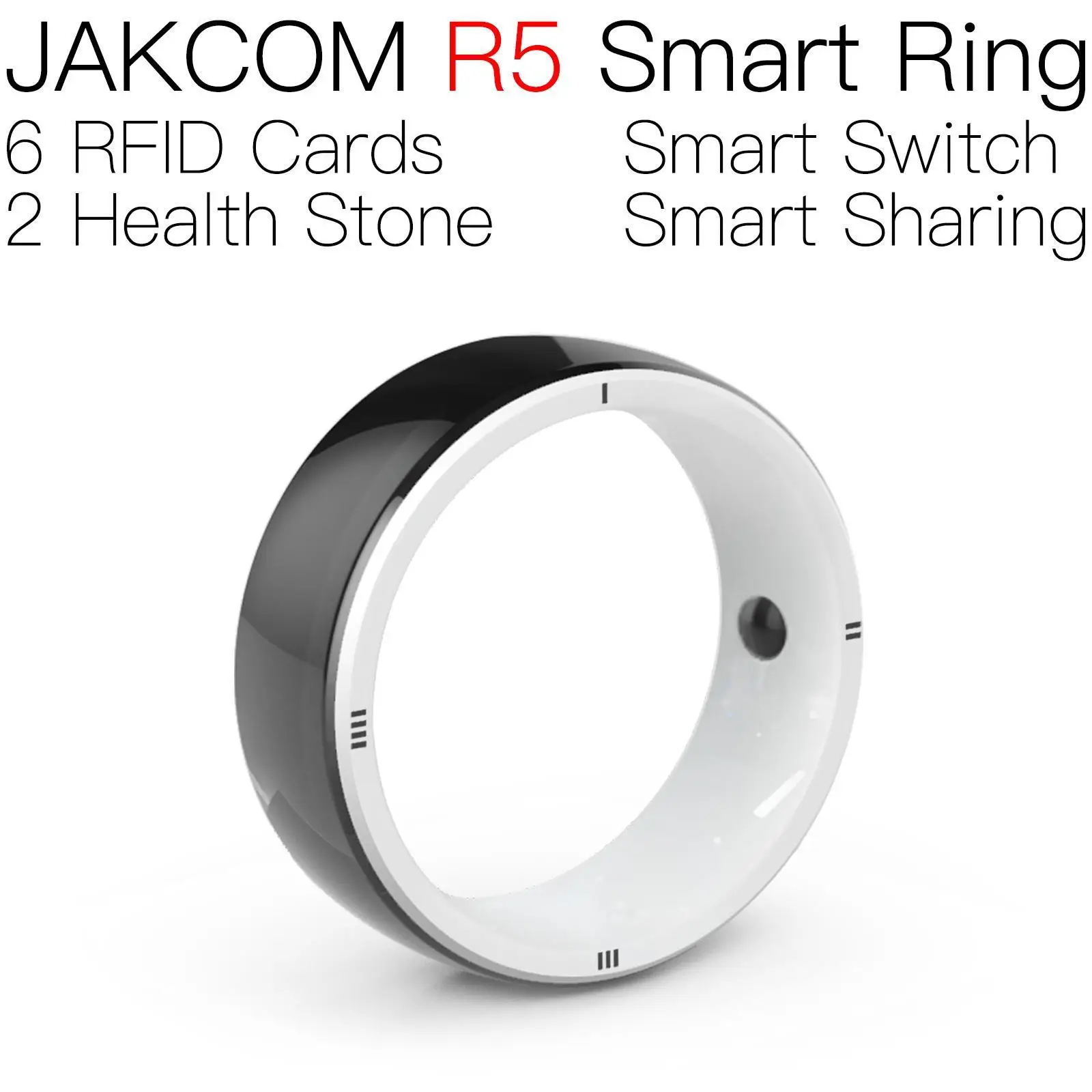 Смарт-кольцо JAKCOM R5, совместимое с собакой, ультразвуковой Wi-Fi sl5206r, дверной замок, nfc-метка, ключ 125 кГц, считыватель карт, записывающее устройство для phpne star rfid