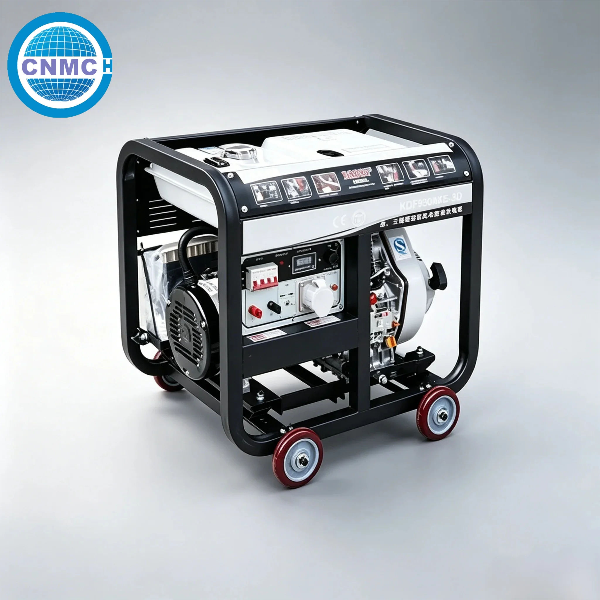 CNMC 5KW 6KW 7KW 9KW Open Frame Diesel Generator 50HZ 230V 400V generators Electric Start electricity generator CE Certified