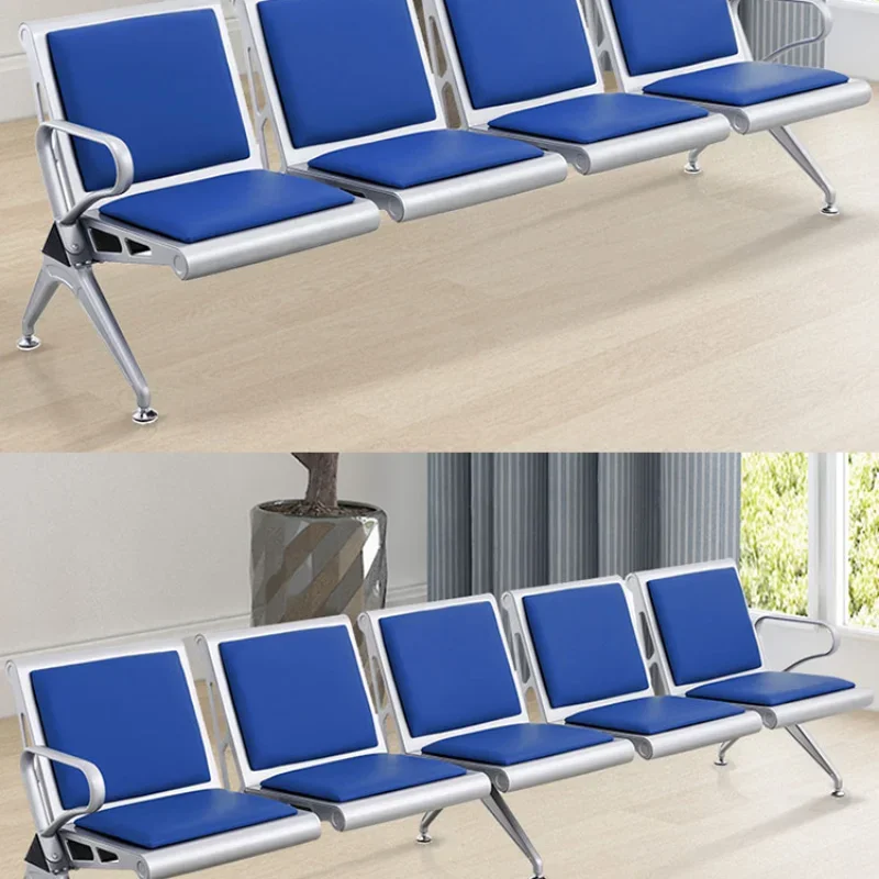 

Thickened 3-person row chair Stainless steel airport Waiting Infusion Waiting chair Public seat Rest chair