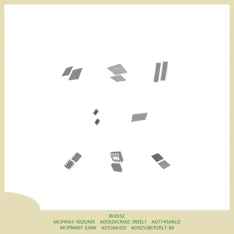 

BL6552 MCP4561-502E/MS AD5620CRMZ-3REEL7 AD7745ARUZ MCP9600T-E/MX AD536AJDZ AD9253BCPZRL7-80