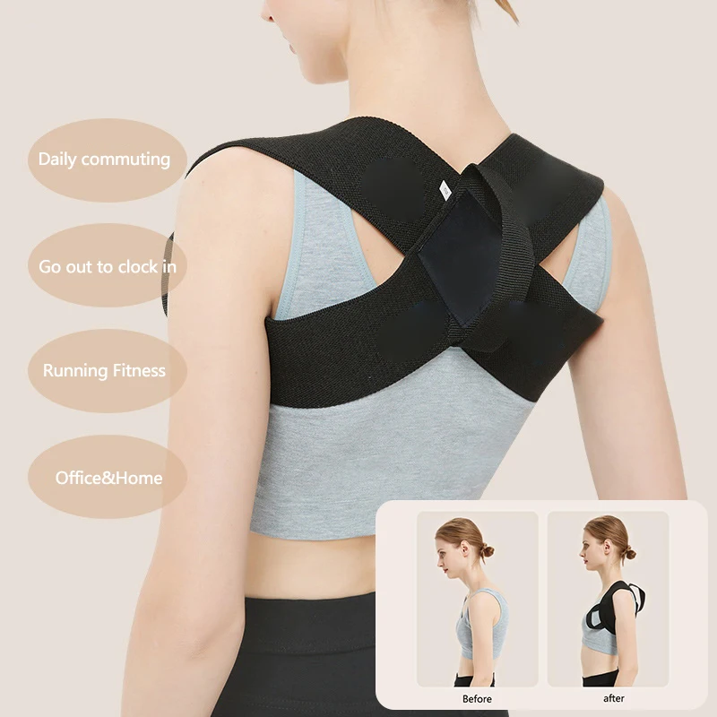 Back Brace Posture Corrector Belt Lumbar Shoulder Support Breathable Elastic Back Posture Correction Back Spine Orthopedic Brace