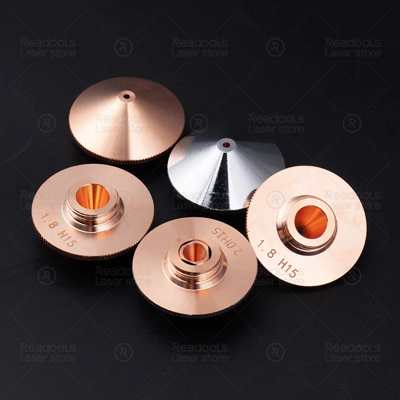 Fiber Laser Nozzle D28 M11 H15 Laser Cutting Nozzle 1.2 1.4 1.5 2.0 Single Double Chrome Raytools Precitec WSX Laser Head Nozzle