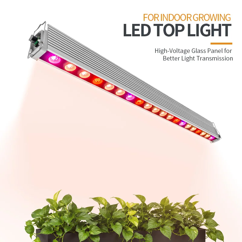 250W 120cm Full Spectrum IP66 Aluminum Alloy LED Grow Light For Vertical Farm & Indoor Plant Growth Bloom Support Green