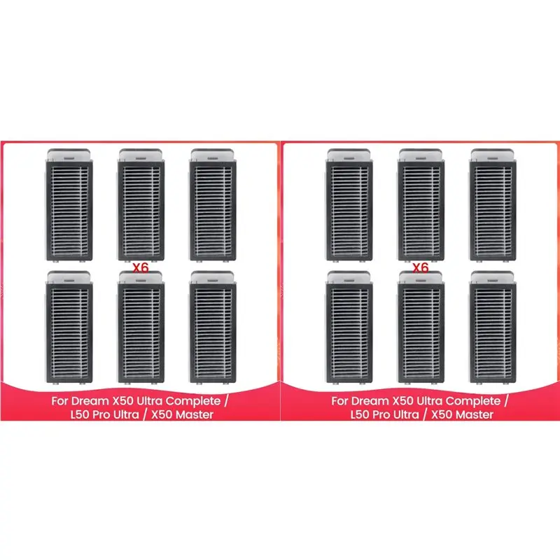 

A010 12X HEPA-фильтр для робота-пылесоса Dream X50 Ultra Complete / L50 Pro Ultra / X50 Master, запасные части