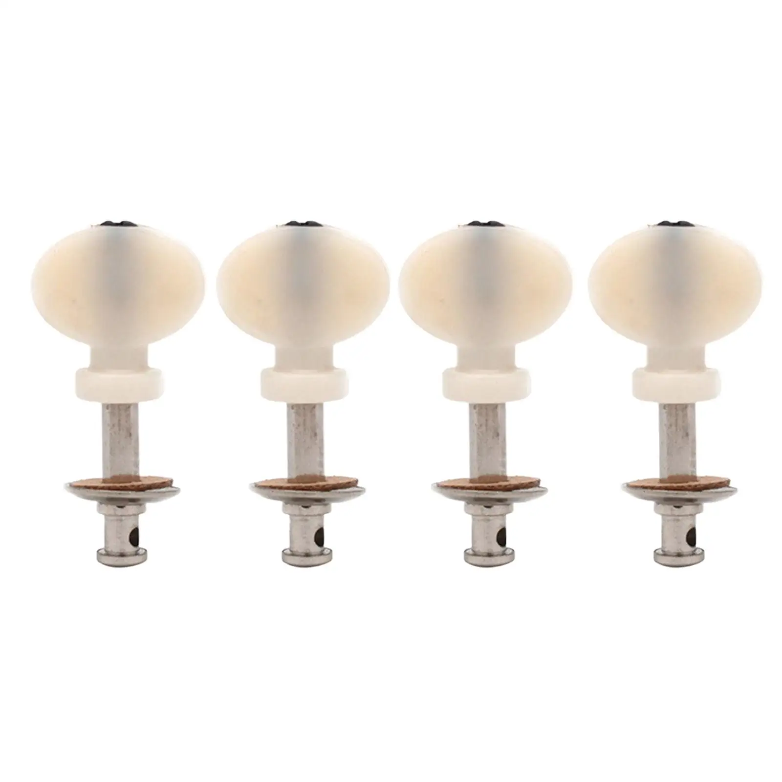Replacement Ukulele Tuning Pegs Smooth String Adjustment Metal and Plastic Machine Keys for Ukulele Playing