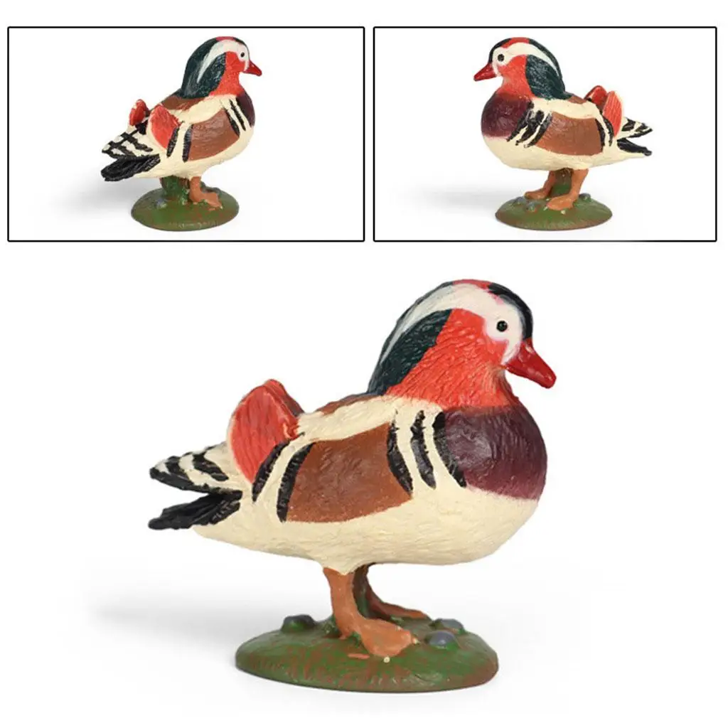 2-6pack Duck Figurine Action Figures Model Toys Poultry for Kids Toys