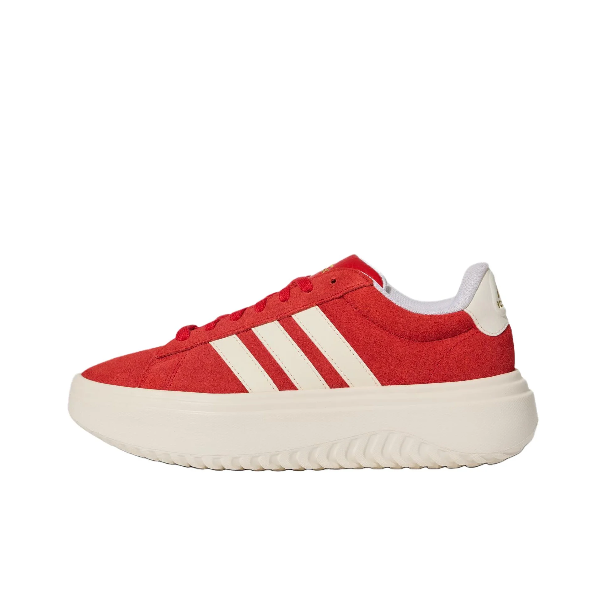 Adidas GRAND COURT PLATFORM Skateboard Shoes Women's Red KJ2065