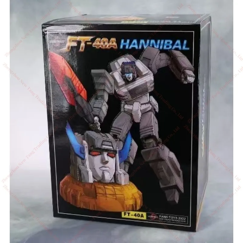 【ในสต็อก】 ของเล่นแปลงร่าง FansToys FT-40A FT40 FT40A Cerebros Fortress Hannibal Maximus's Head Toy ชิ้นส่วนโลหะผสมหุ่นยนต์รูป