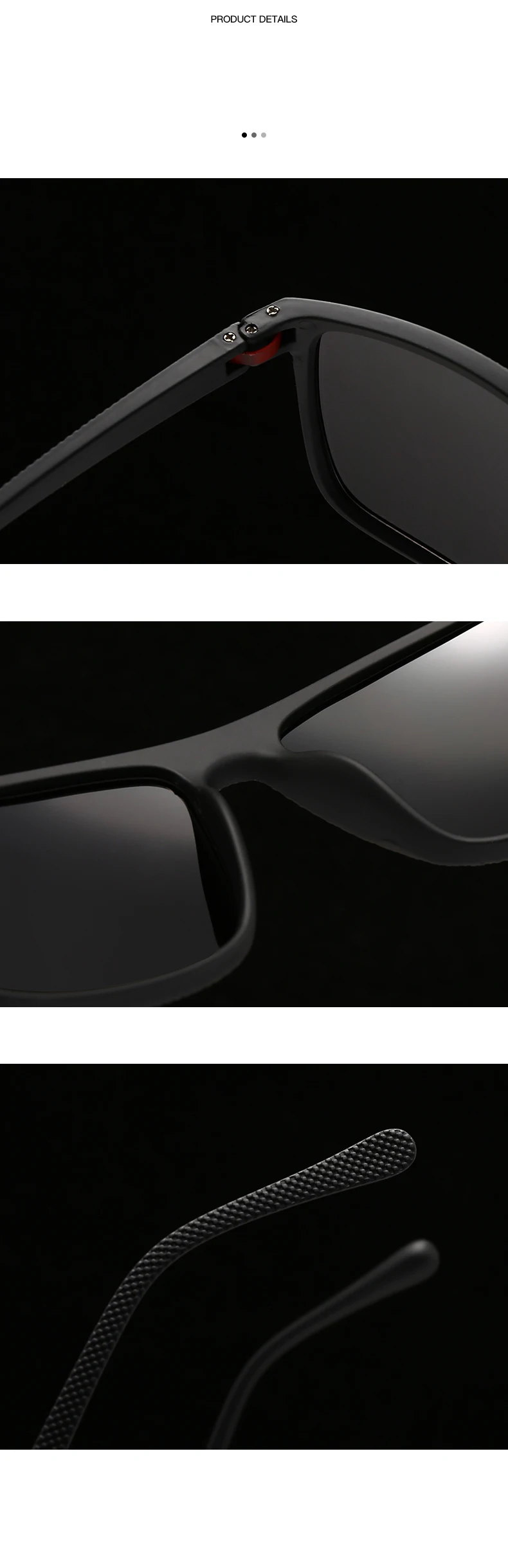 Polarisierte Sonnenbrille für Herren, Fahrer, Fahren, quadratisch, Fahren, Outdoor-Sonnenbrille, Sport-Sonnenbrille 3237 – Detail 7