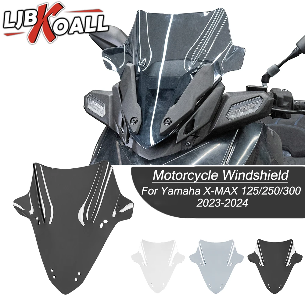 XMAX125 XMAX250 XMAX300 Windscreen Windshield Deflector Protector Fairing For Yamaha X-MAX XMAX 125 250 300 2023 2024 Accessorie