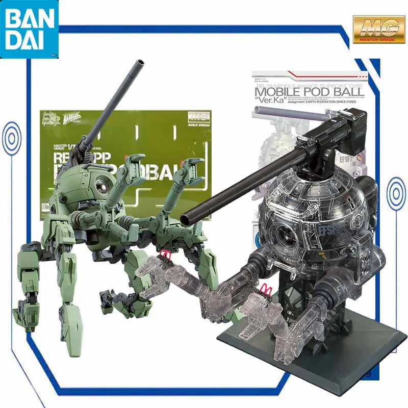 MG 1/100 RB-79PP Polypod Ball Assembly Model Kit Multi-Leg Mecha Action Figure DIY Building Toy con supporto per collezione