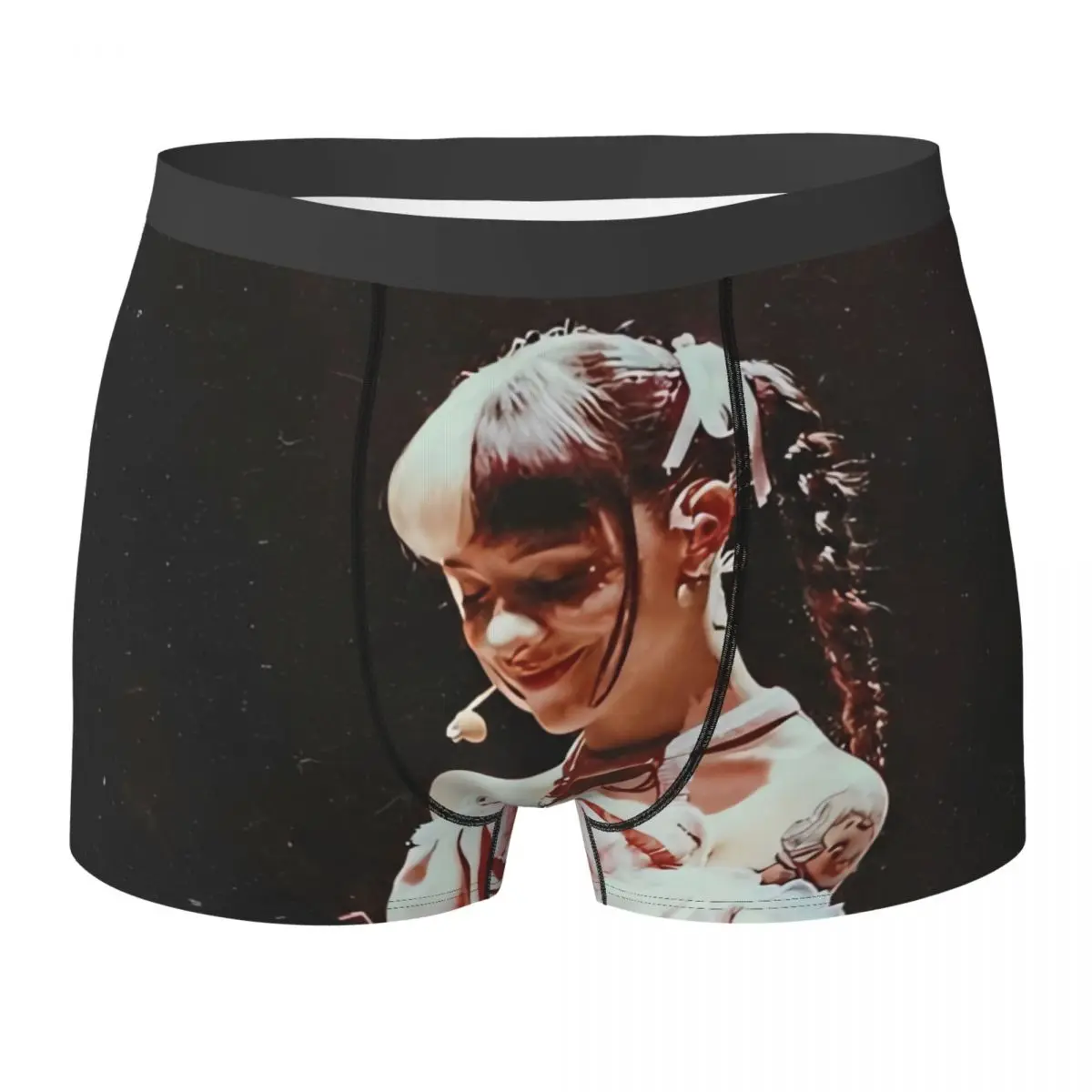 

Melanies Singer K12 Underwear Martinez Music Album Males Underpants Print Sexy Trunk High Quality Boxer Brief Plus Size