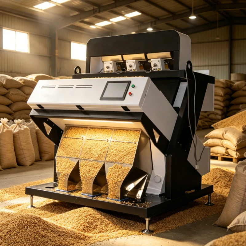Customized 99.9% High Accuracy Optical Color Shape Sorter High Efficiency Grain Sorting Machine for Maize Rye Quinoa