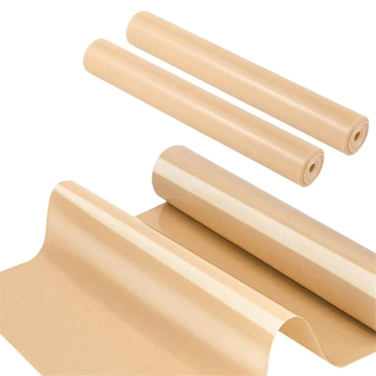 ABZT Silicone Baking Mat Roll-12IN X 10FT Non Stick Heat Baking Mats, No Slip Reusable Freeze Dryer Mat,Pastry Mat,Countertop