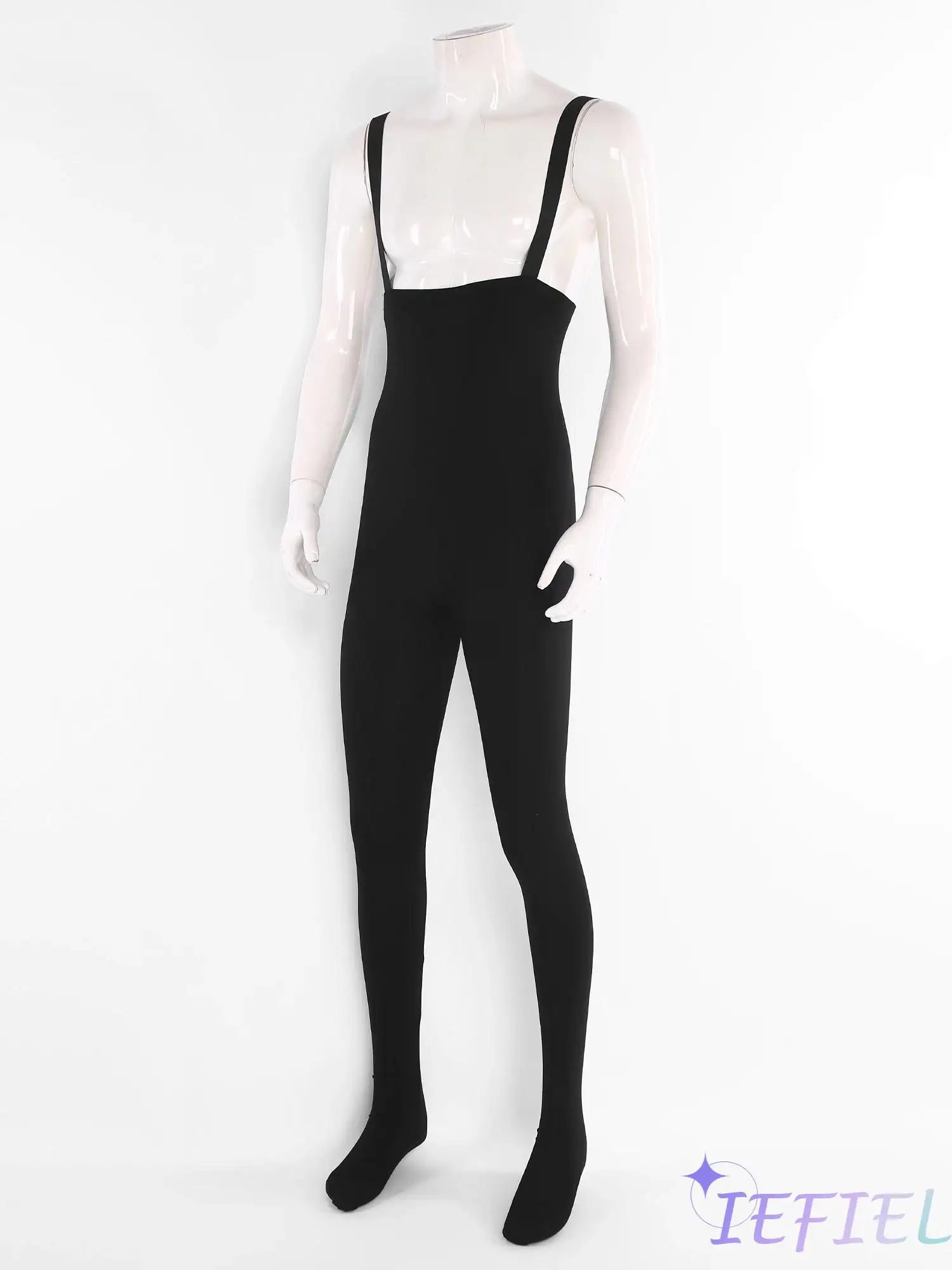 

Mens Dance Practice Costume Ballet Bodycon Footed Tights Leotard Extra High Waist Pantyhose Jumpsuit Stretchy Sling Bodysuit