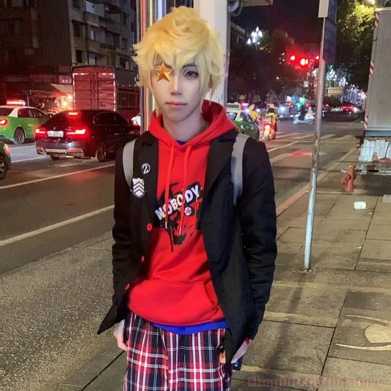 لعبة جديدة ريوجي ساكاموتو معطف تأثيري للجنسين الكبار الأحمر هوديي معطف البلوز بلوزات سترة هالوين كاجوال