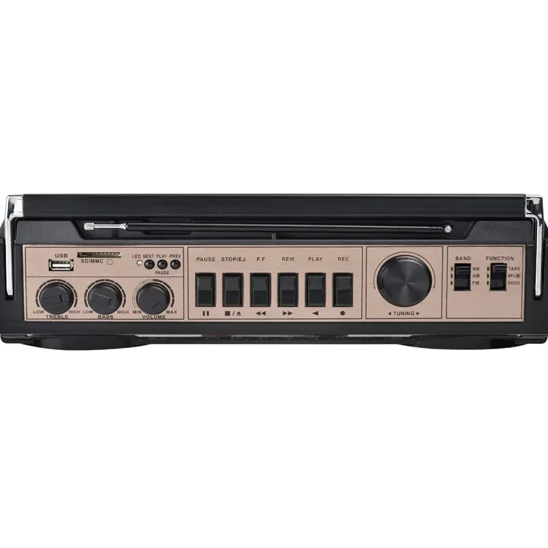 Cassette Recorder AM FM SW Cassette Player Bluetooth Vintage Great Sound Quality USB Port 3.5mm Aux In Tape Recorder Tape Player