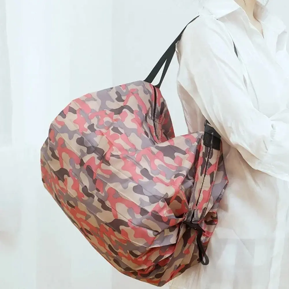 Grocery Bag Creative Folding Shopping Bag Portable Waterproof Beach Bag Breathable Large Capacity Foldable Eco Bag Sports