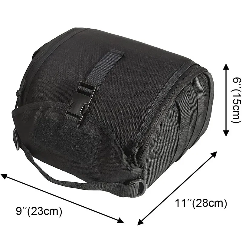 Helmet Bag Pack Multi-Purpose Molle Storage Carrying Pouch for Sports Hunting Shooting Combat Helmets