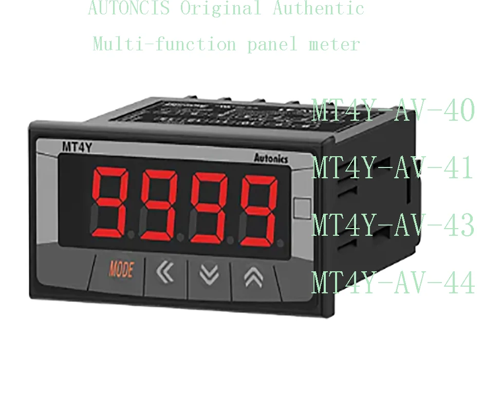 Autonics Multi-function panel meter MT4Y-AV-40 MT4Y-AV-41 MT4Y-AV-43 MT4Y-AV-44 Multi functional Voltage and Current Meter
