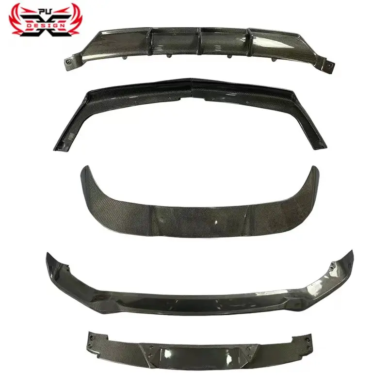 Carbon Fiber Body Kit Front Bumper Front Lip Side Skirt Rear Diffuser Root Spoiler For BMW X7 G07