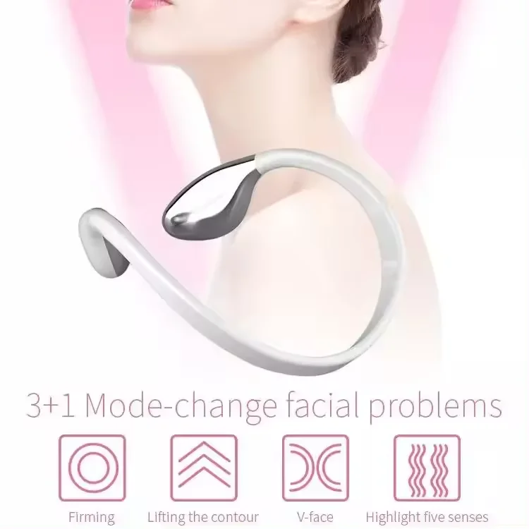 3-Gear عالية الاهتزاز شد الوجه آلة تشديد مزيل التجاعيد أداة تدليك الوجه مع بطارية إمدادات الطاقة
