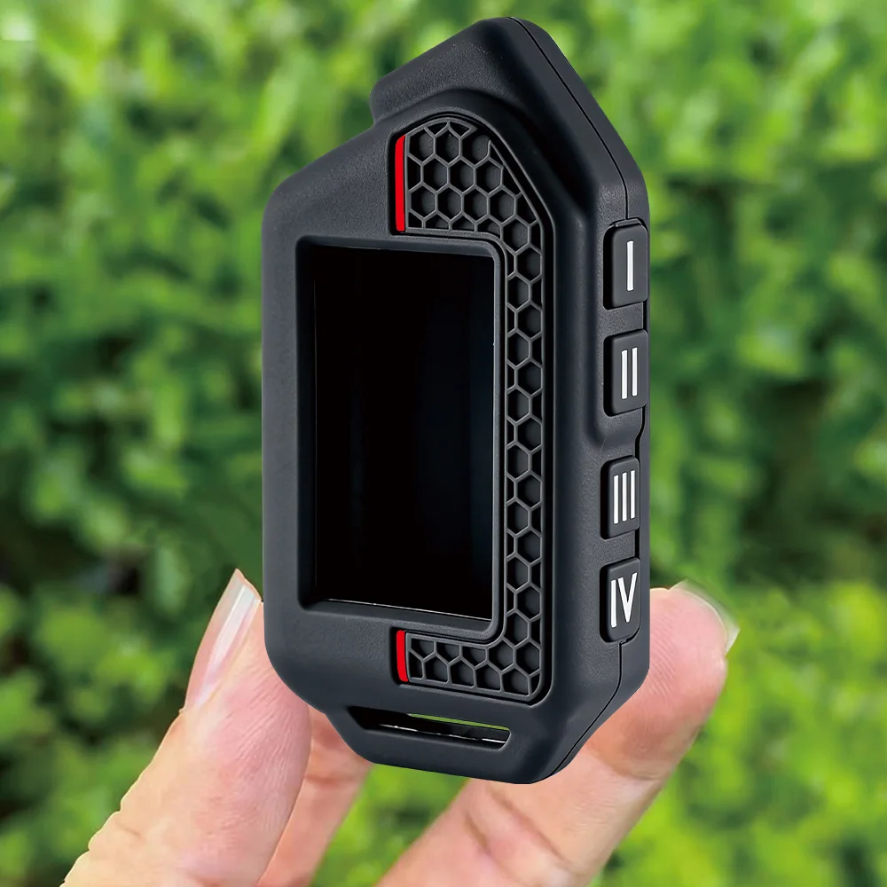 

4 Button Silicone Key Case Cover LCD Remote Accessories Shell for Scher-Khan Mobicar 1 2 3 A B M10 M20 Two Way Car Alarm System