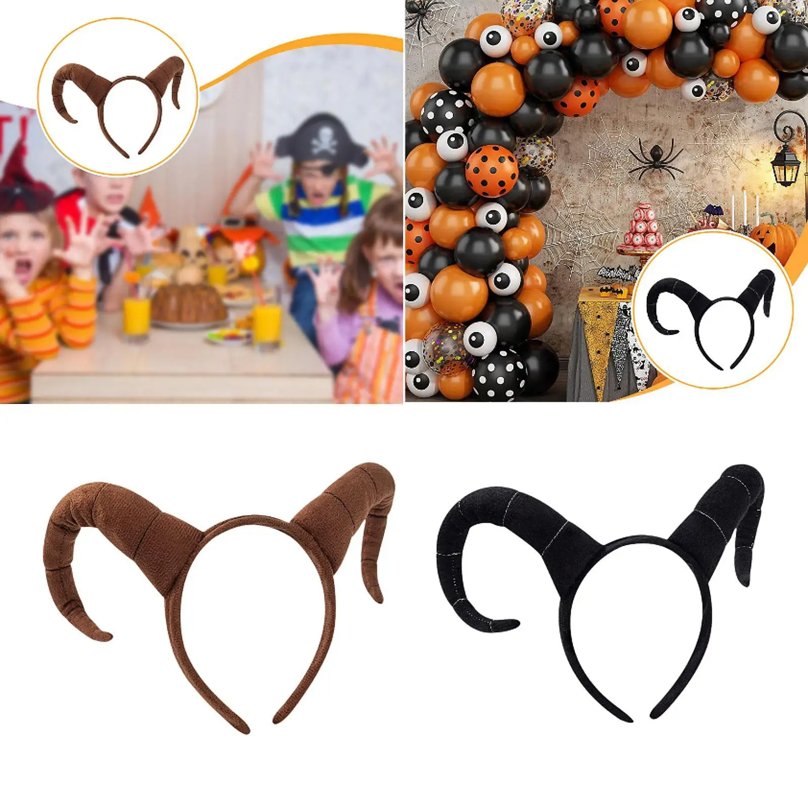 

Antelope Horns Headband Halloween Costume Accessory for Carnival Festival