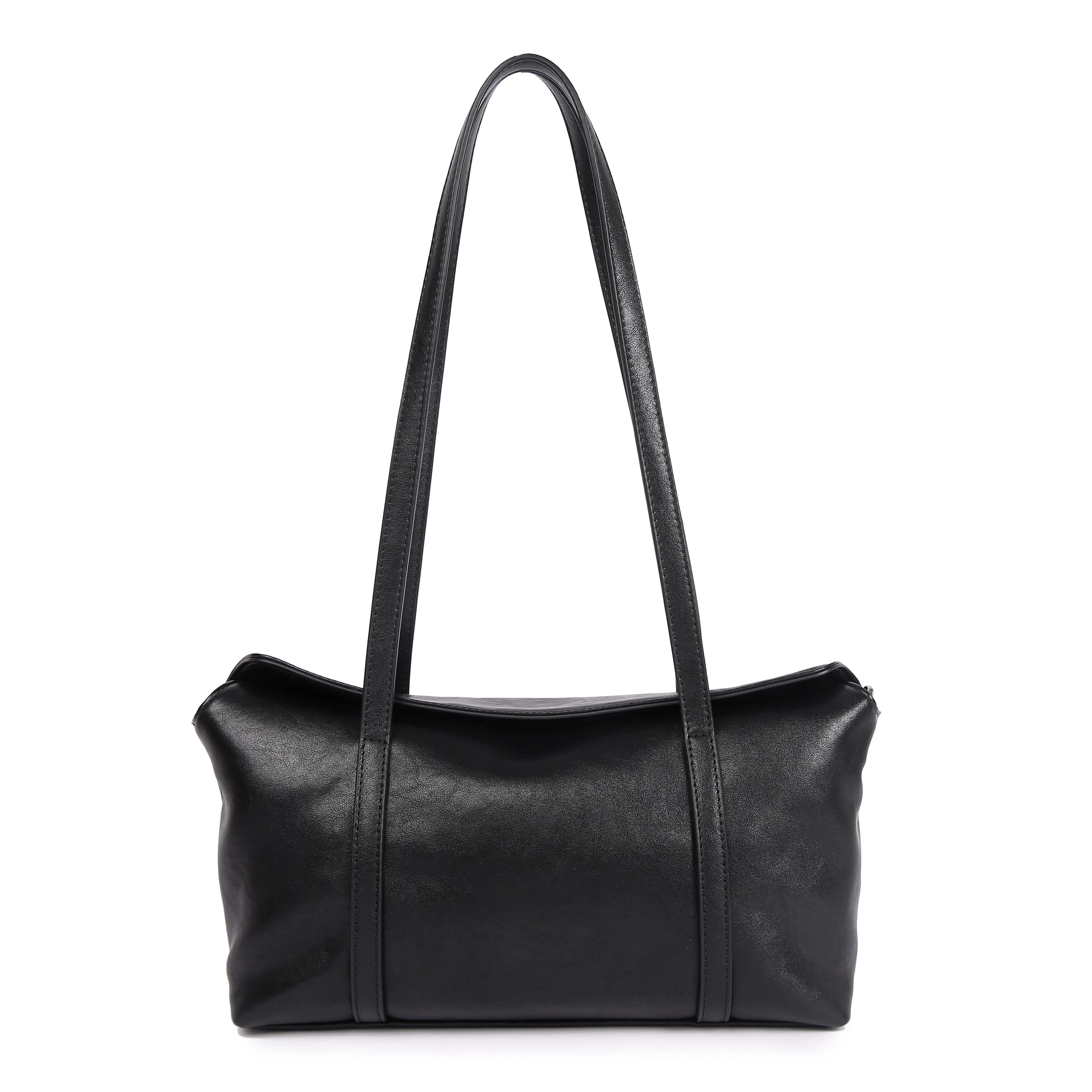 

Genuine Leather Fashion Women's Shoulder Bag Luxury Designer High Quality Casual Horizontal Large Capacity Ladies Pillow Bag