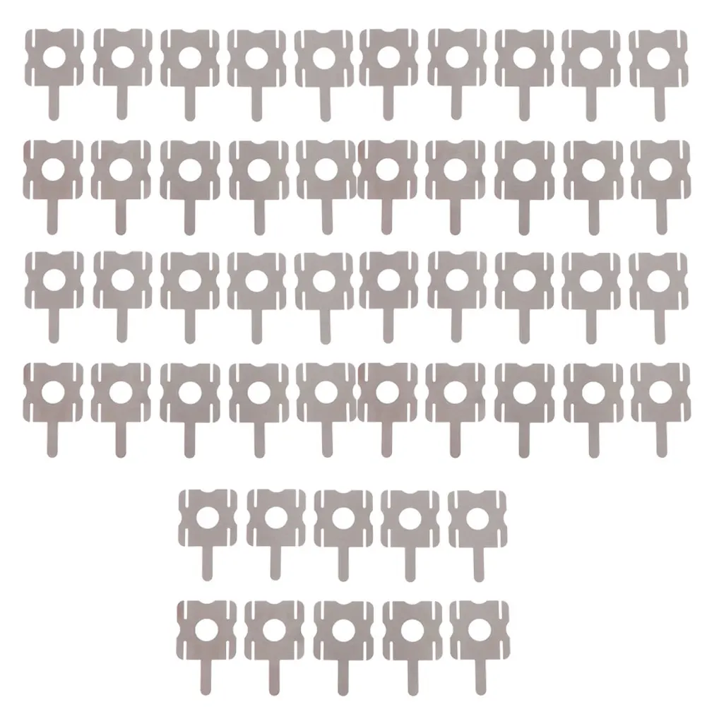 Imagem -02 - Bloco da Bateria de Lítio Substituir a Folha de Níquel de Soldagem a Ponto U-shaped para Acessórios da Ferramenta de Solda da Bateria do Computador 50 Peças 4s 18650