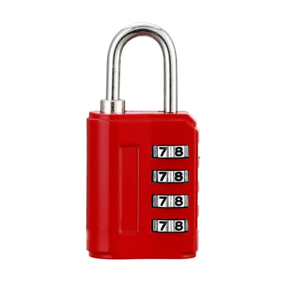 Security Travel Combination Lock Luggage Padlock Dormitory Cabinet  Lock 4 Digit Password Lock Coded Lock