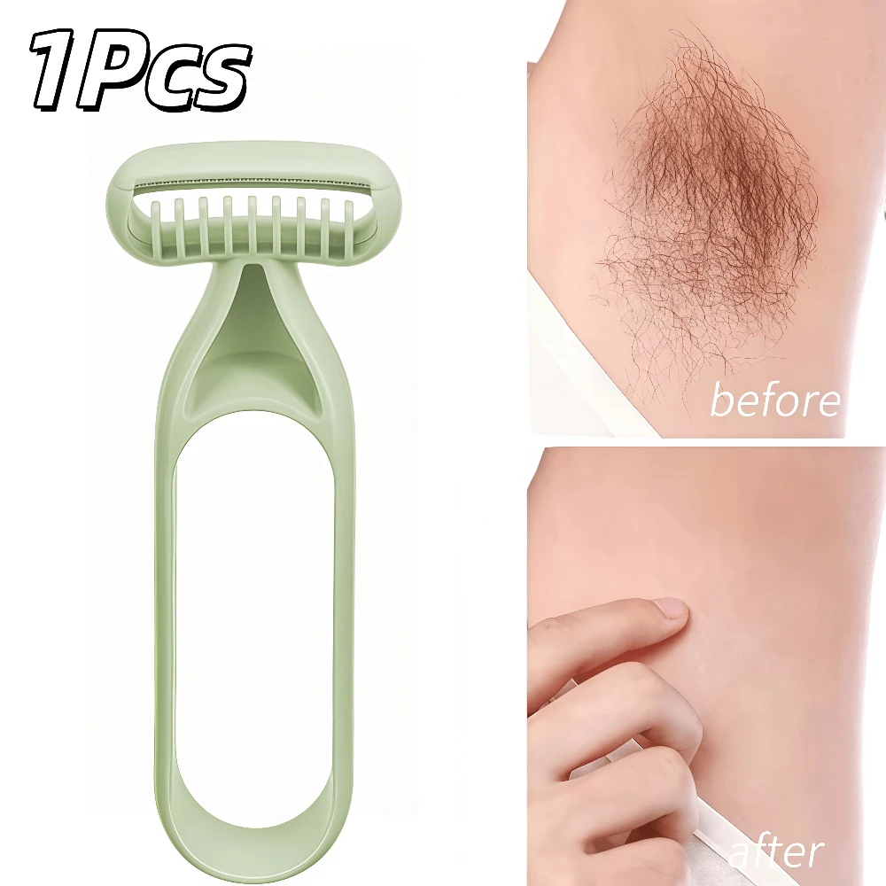 1PC Women Non-Sensory Body Hair Razor Macro Blade Gentle Shaving Armpit Leg Hair Remover Portable Shaving Tool