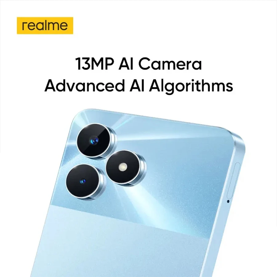 شاشة Realme Note 50 6.74 بوصة 90 هرتز IP54 مقاومة للغبار والماء 3 فتحة للبطاقات بطارية 5000 مللي أمبير في الساعة كاميرا 13 ميجابكسل 7.99 ملم رفيعة للغاية