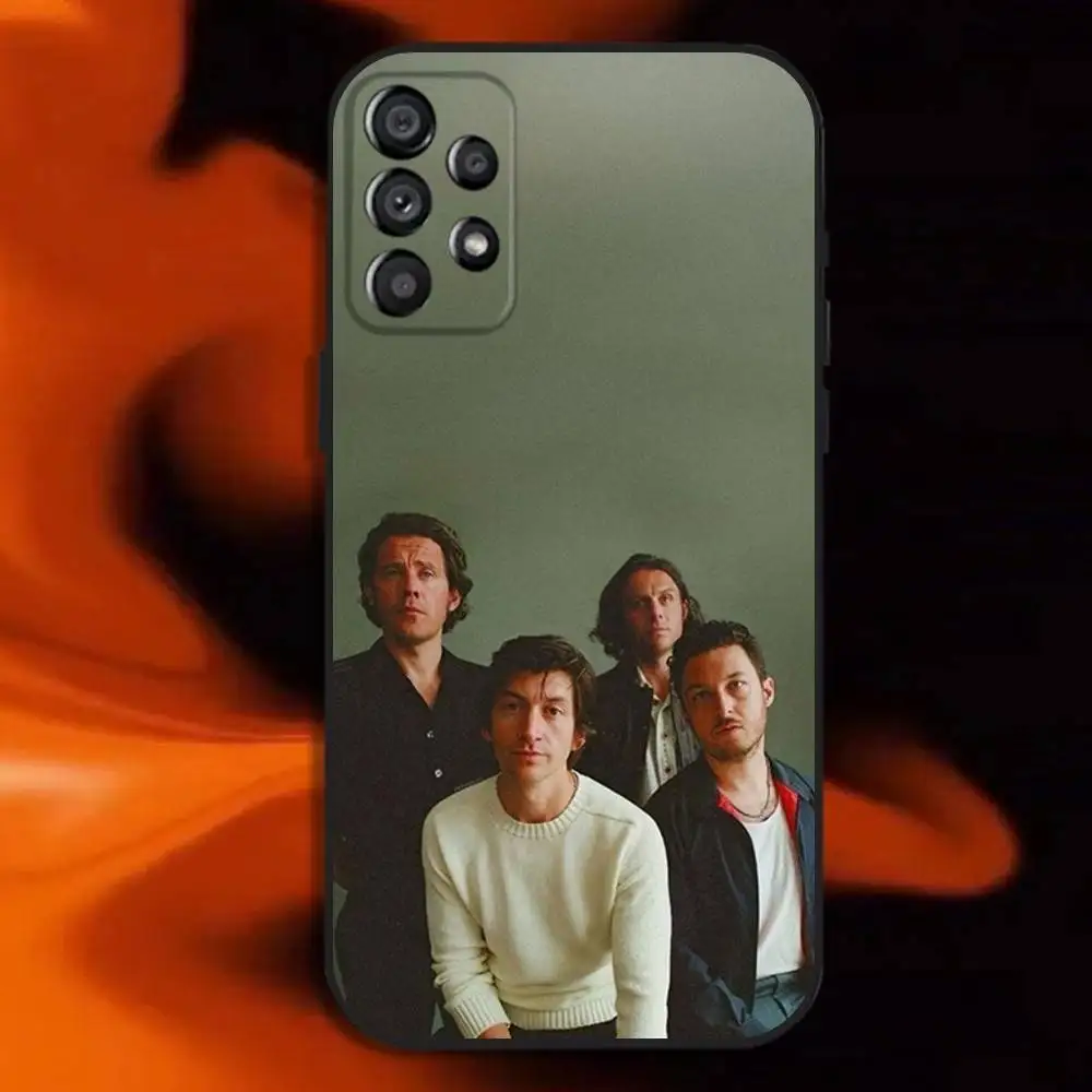 A-Arctic Monkeys عرض خاص حافظة هاتف لهاتف سامسونج جالاكسي A20، A21s، A22، A31، A32، A52، A53، A72، 73، A80 غطاء أسود ناعم #6