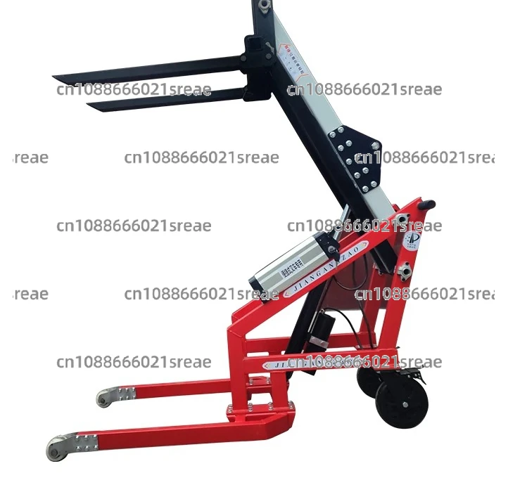 

Convenient Curved Arm Simple Electric Lift Forklift, Small Warehouse Handling Vehicle, Hydraulic Loading And Unloading Vehicle